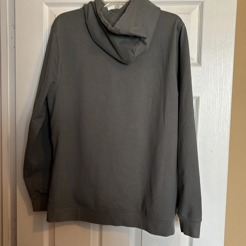 Cuts Clothing Greenish Gray Hooded Sweatshirt - Picture 7 of 9
